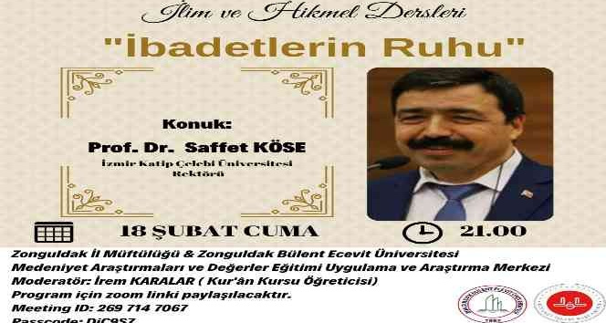 Köse, İlim ve Hikmet Derslerinin bu haftaki konuğu oldu