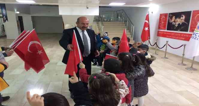 Siirt Gençlik Merkezi Anaokulu öğrencilerini ağırladı
