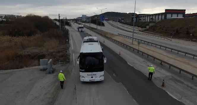 43 ilin geçiş güzergahında otobüs denetimi: Sürücüler tek tek uyarıldı