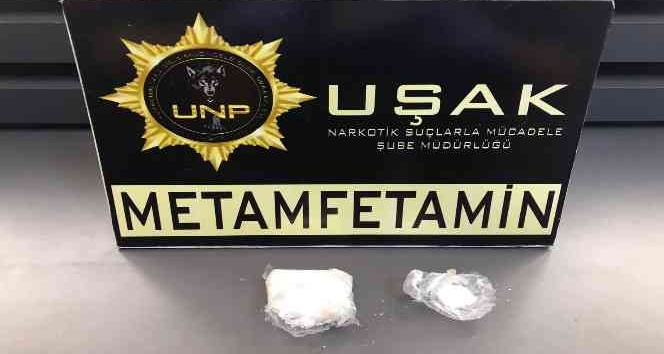 Uşak’ta 20 gram metamfetaminle yakalanan şahıs tutuklandı