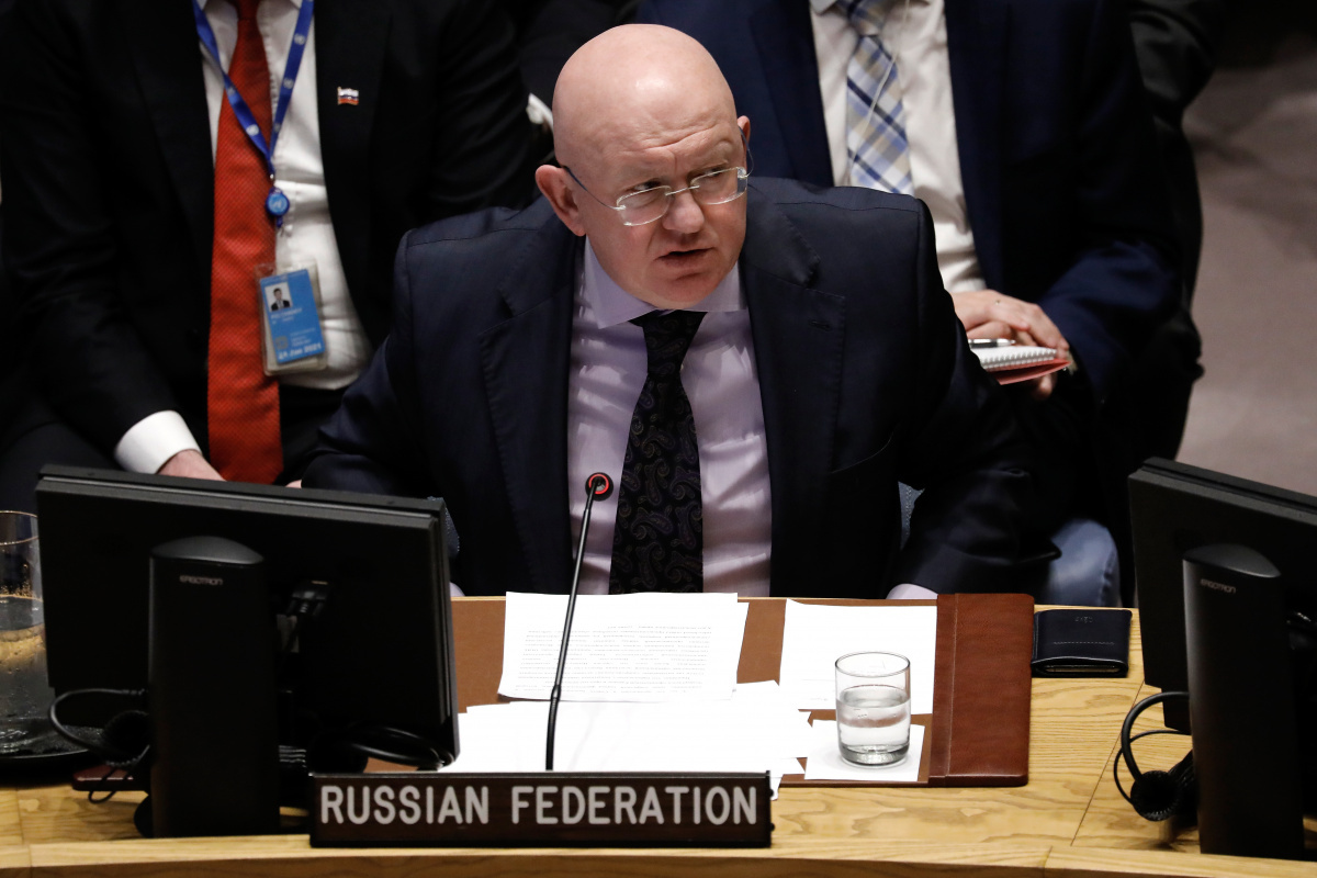 Rusya BM Daimi Temsilcisi Nebenzya: 'Batı, Kiev'i kışkırtmaya, cesaretlendirmeye ve silahlandırmaya devam ediyor'