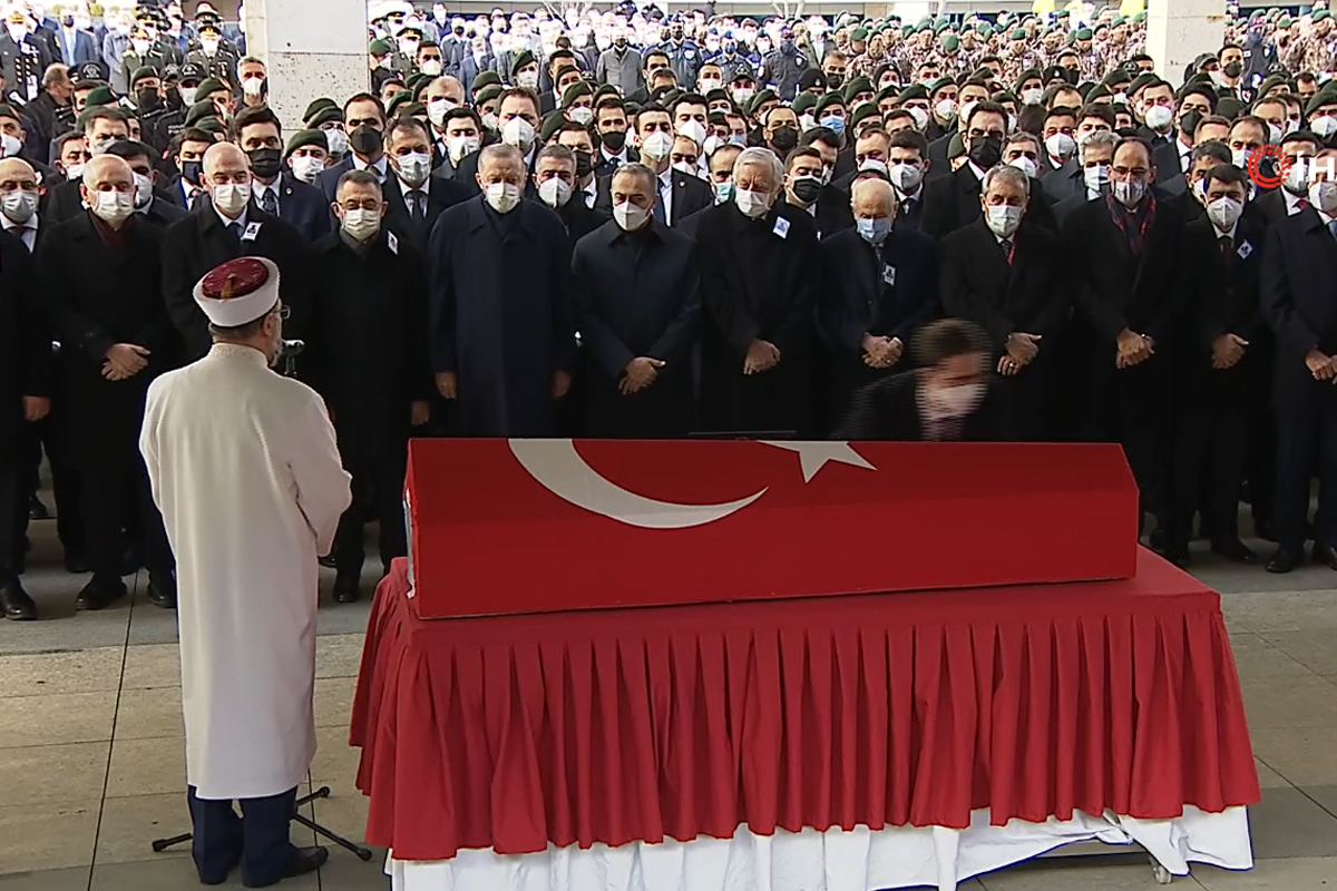 Cumhurbaşkanı Erdoğan şehit Hayrettin Eren’in cenaze törenine katıldı