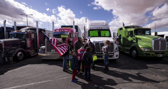 Washington DCde kamyoncuların protestosuna karşı 700 Ulusal Muhafız görevlendirildi