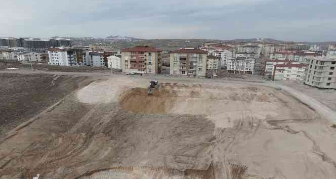 Nevşehir Belediyesi Cevher Dudayev Mahallesi’ne yeni park  kazandırıyor