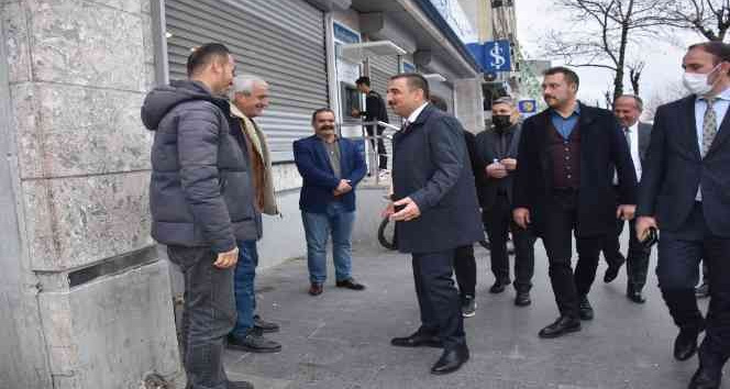 Siirt Valisi Hacıbektaşoğlu esnaf ve vatandaşları ziyaret etti