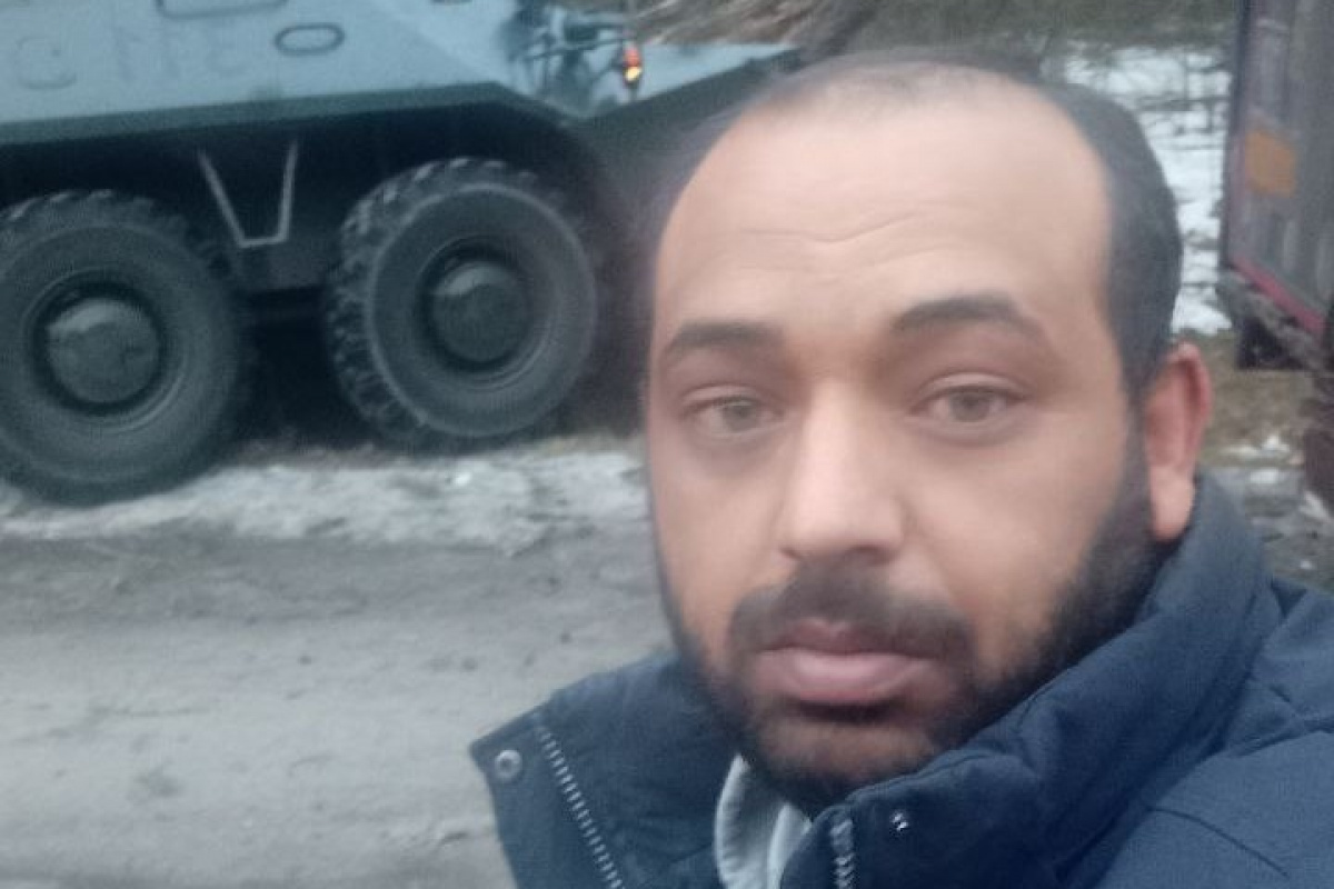 Rusya'nın tankı Türk vatandaşının tırına çarptı, şoför korku dolu anları anlattı