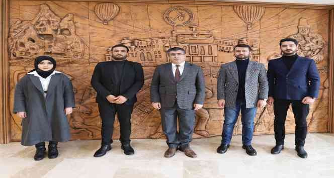 Afganistan Uyruklu öğrencilerden NEVÜ Rektörü Aktekin’e Ziyaret