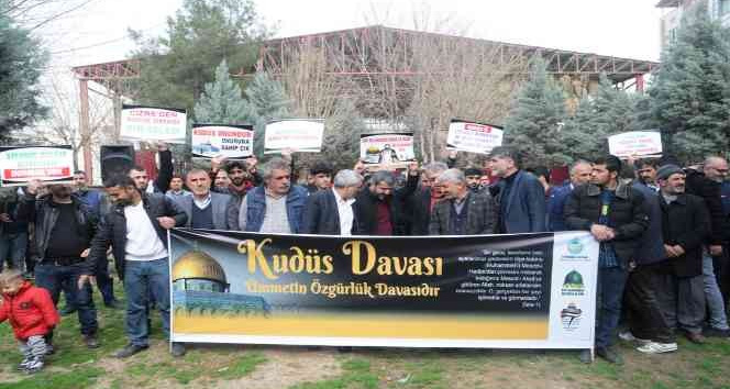 Dünya Kudüs Haftası’nda Cizre’den İsrail’e tepki