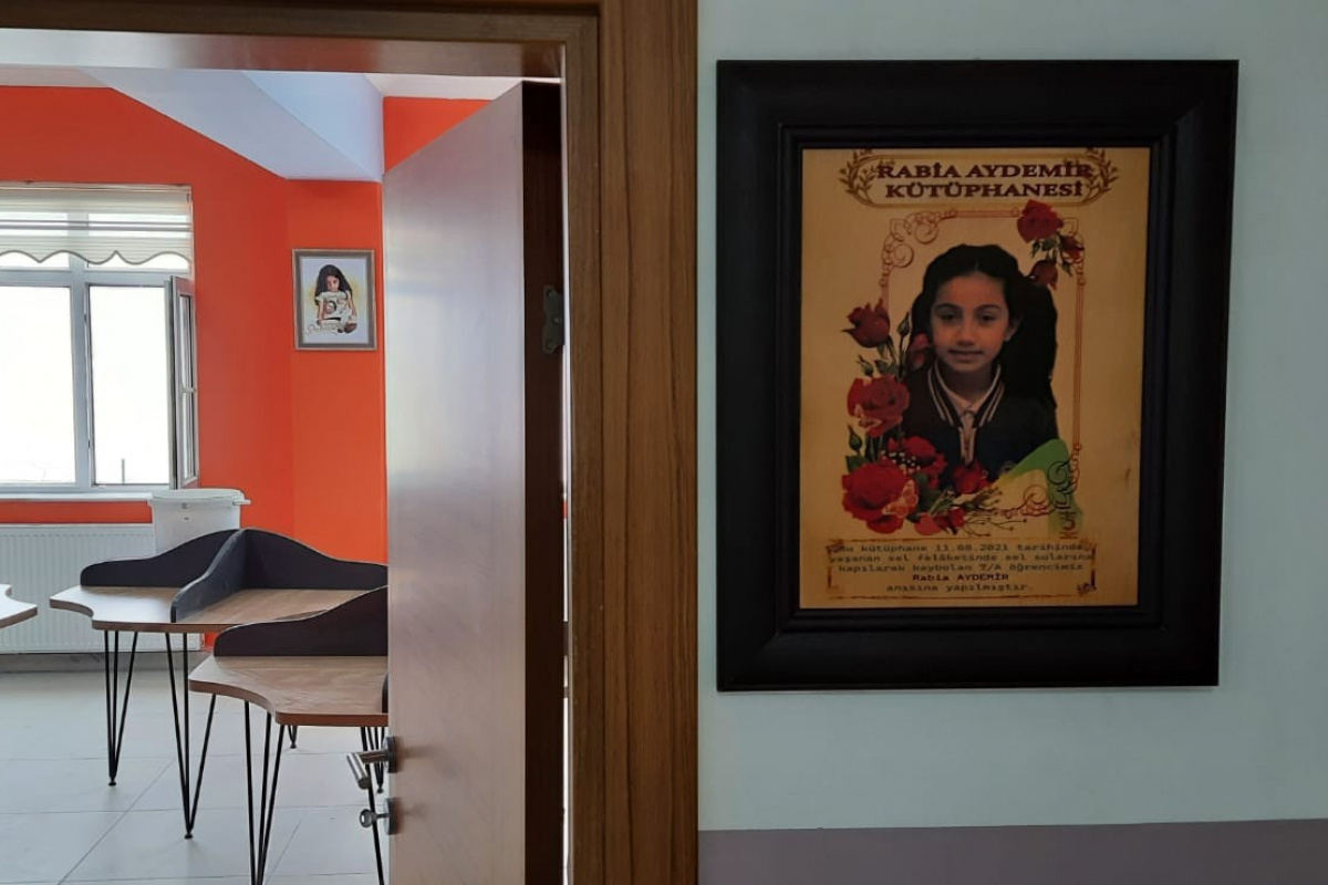 Sel felaketinde kaybolan Rabia’nın adı kütüphanede yaşatılacak