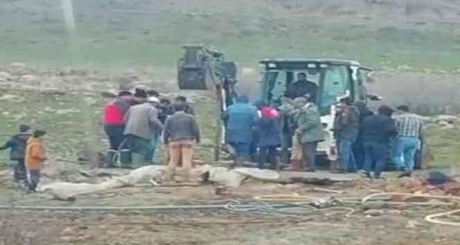 Bingöl’de kuyuya düşen ineği ekipler kurtardı