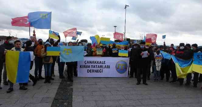 Çanakkale’den Ukrayna halkına destek