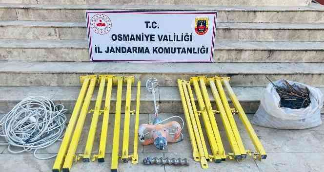 Osmaniye’de inşaat malzemesi çalan şüpheli yakalandı