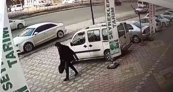 Otomobilden 150 bin lira değerinde makine parçalarını çalan hırsız yakalandı