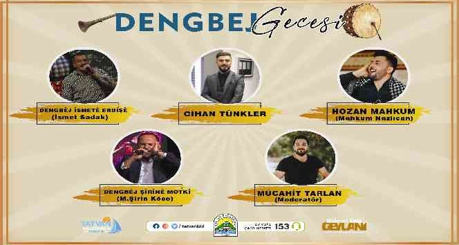 Tatvan’da ’Dengbej Gecesi’nin ikincisi düzenlenecek