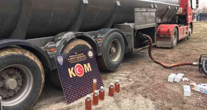 Kırıkkale’de 26,5 ton kaçak akaryakıt ele geçirildi
