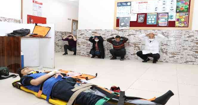Kahramanmaraş’ta 6.4’lük deprem tatbikatı