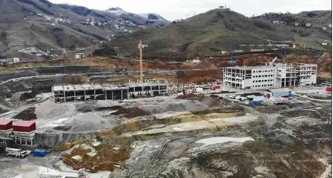 Ordu Şehir Hastanesi’nin yüzde 25’i tamam