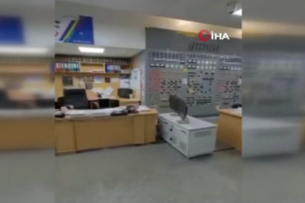 Zaporijya Nükleer Santrali&#039;nin kontrol odası görüntülendi
