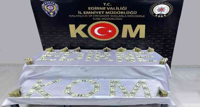 Edirne’de 2 milyon TL’lik sahte para operasyonu