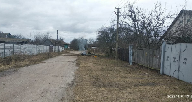 Ukraynanın Çernihiv kentine Ruslara ilgilendiren füze düştü