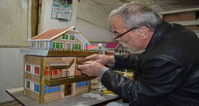 Hobi olarak başladı, atık malzemeleri sanat eserine dönüştürüyor