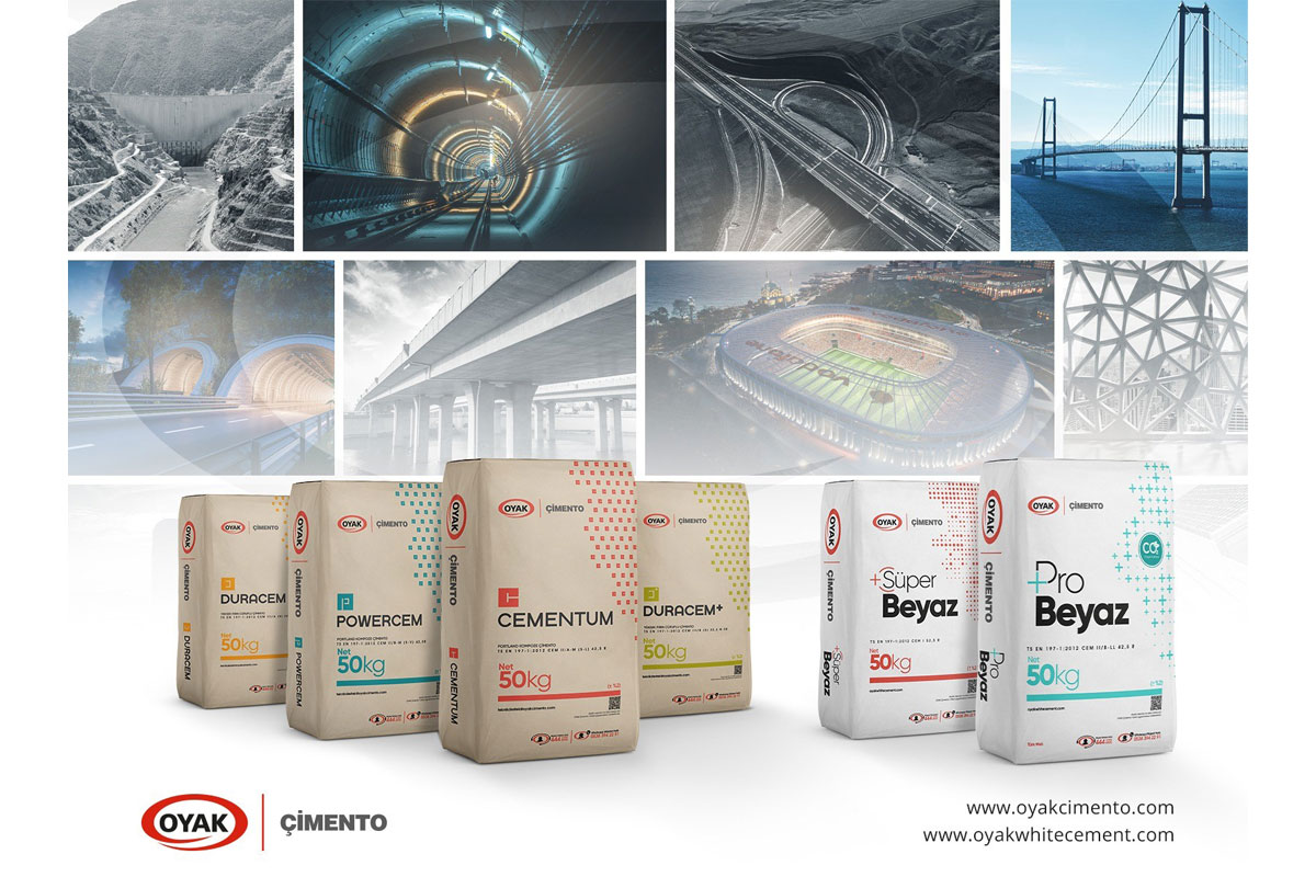 OYAK Çimento, beyaz ve gri çimento ürünlerini yeniledi