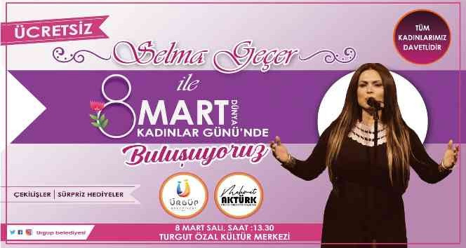 Ürgüp Belediyesi’nden 8 Mart Kadınlar Gününe özel etkinlik