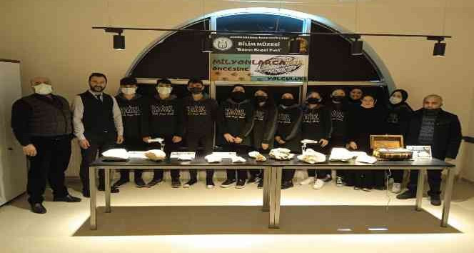 İmam hatip lisesi öğrencileri 20 milyon yıl öncesine ışık tuttu