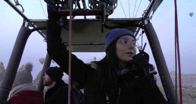 Kapadokya’da balonlar kadınlar için uçtu