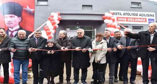 Çan Belediyesi tekstil atölyesi açıldı