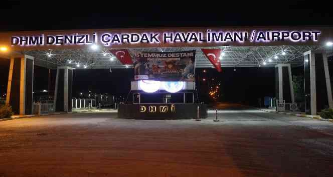 Çardak Havalimanı’ndan 28 bin yolcu hizmet aldı