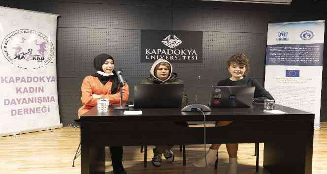 Kapadokya Üniversitesi’nde “Kadın ve Yaşam El Ele” söyleşisi yapıldı