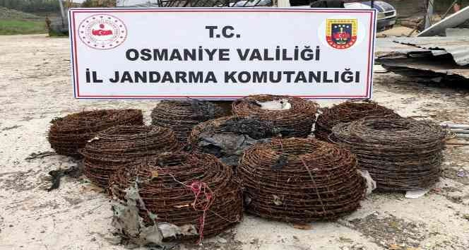 Çalınan dikenli teller bulunarak sahibine telim edildi