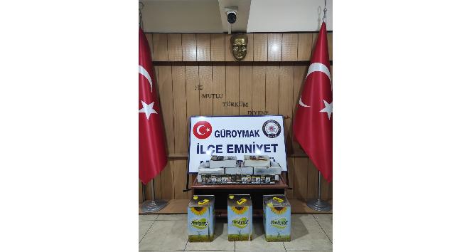 Yağ hırsızları yakayı ele verdi