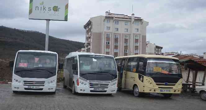 Niksar’da şehir içi minibüs ücretlerine zam geldi