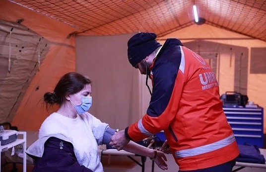 UMKE ekipleri, Ukrayna sınırında savaşın yaralarını sarıyor
