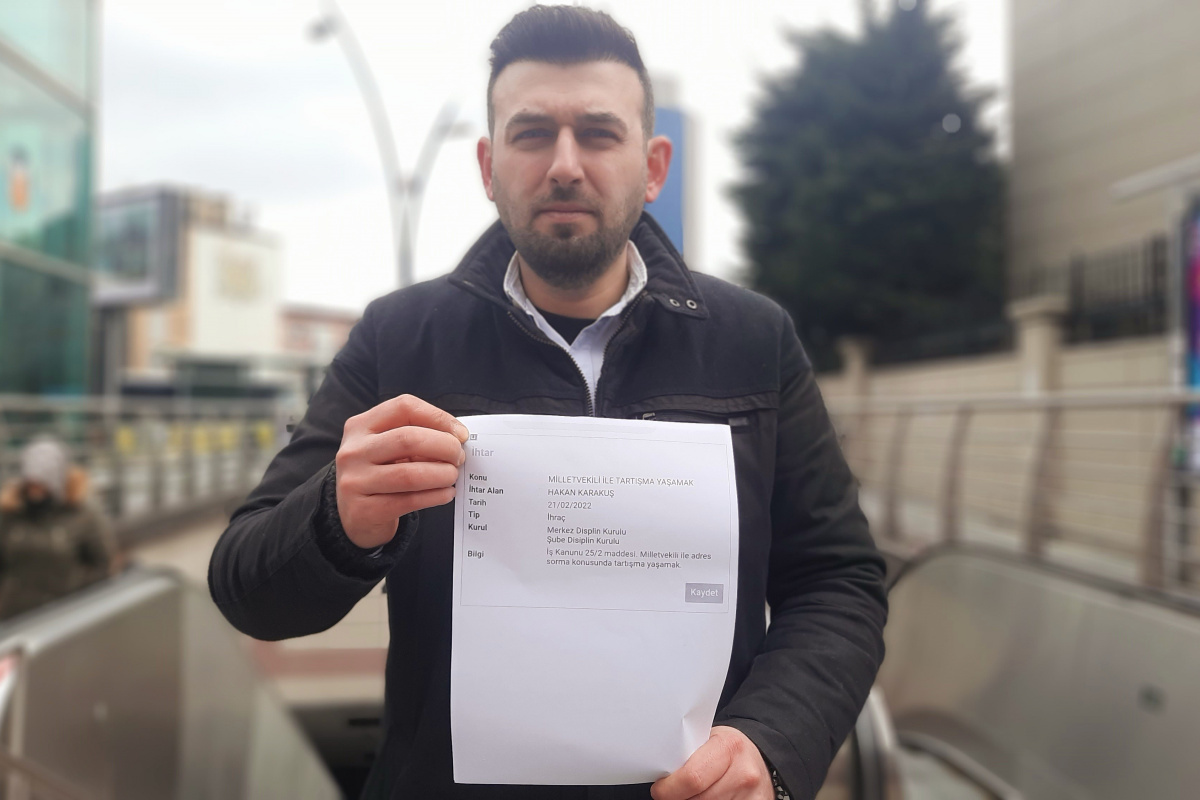 İşten atılan güvenlik görevlisinden Sezgin Tanrıkulu’nun iddialarına belgeli cavap