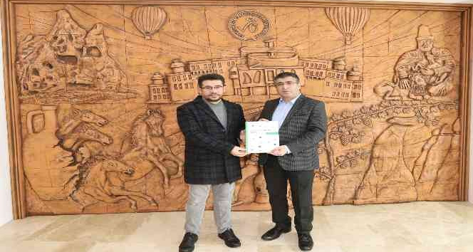 Eğitim-Bir-Sen Nevşehir Şube Başkanı Mustafa Çiftci’den Rektör Aktekin’e ziyaret