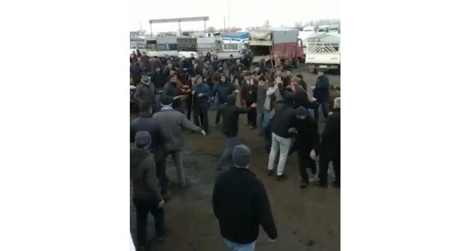 Iğdır hayvan pazarında sopalar konuştu
