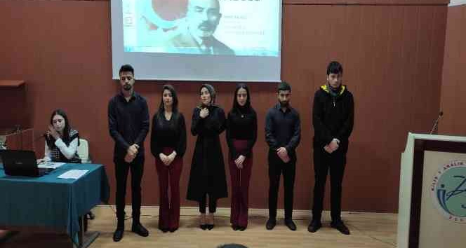 Üniversitede İstiklal Marşı’nın Kabulü konulu söyleşi