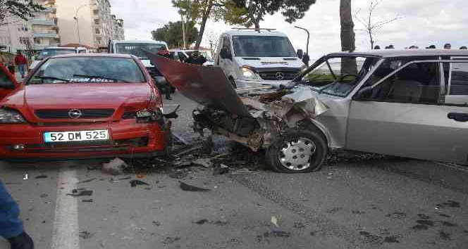 Ordu’da trafik kazası: 2 yaralı