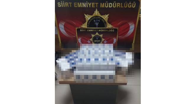Siirt’te 120 adet kaçak sigara ele geçirildi