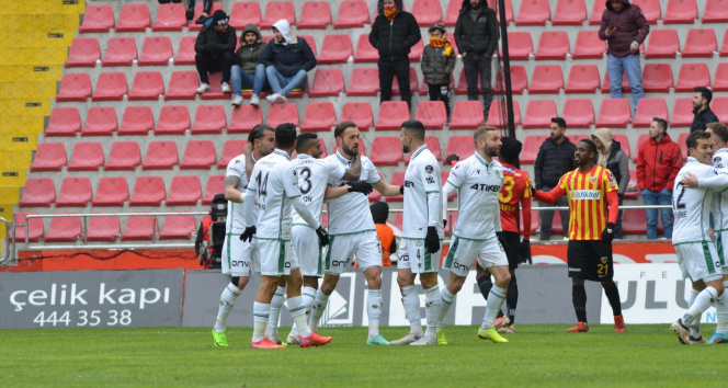Konyaspor, Kayseride 2-0dan döndü