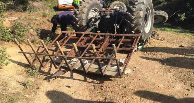 İzmir’de traktör takla attı: 1 yaralı