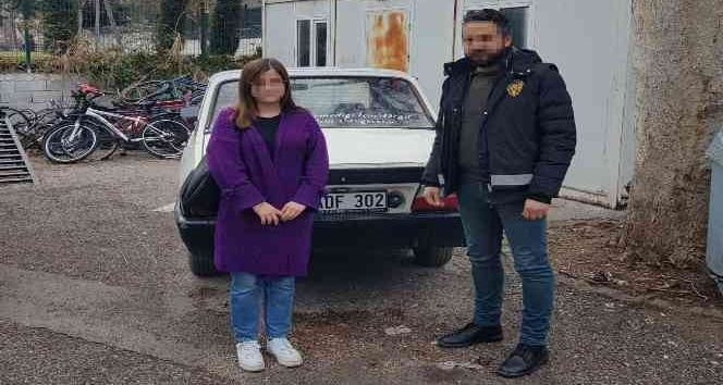 Çalınan otomobil bulunarak sahibine teslim edildi