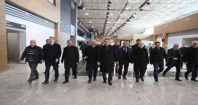 DHİM heyeti Yeni Tokat Havalimanına incelemelerde bulundu