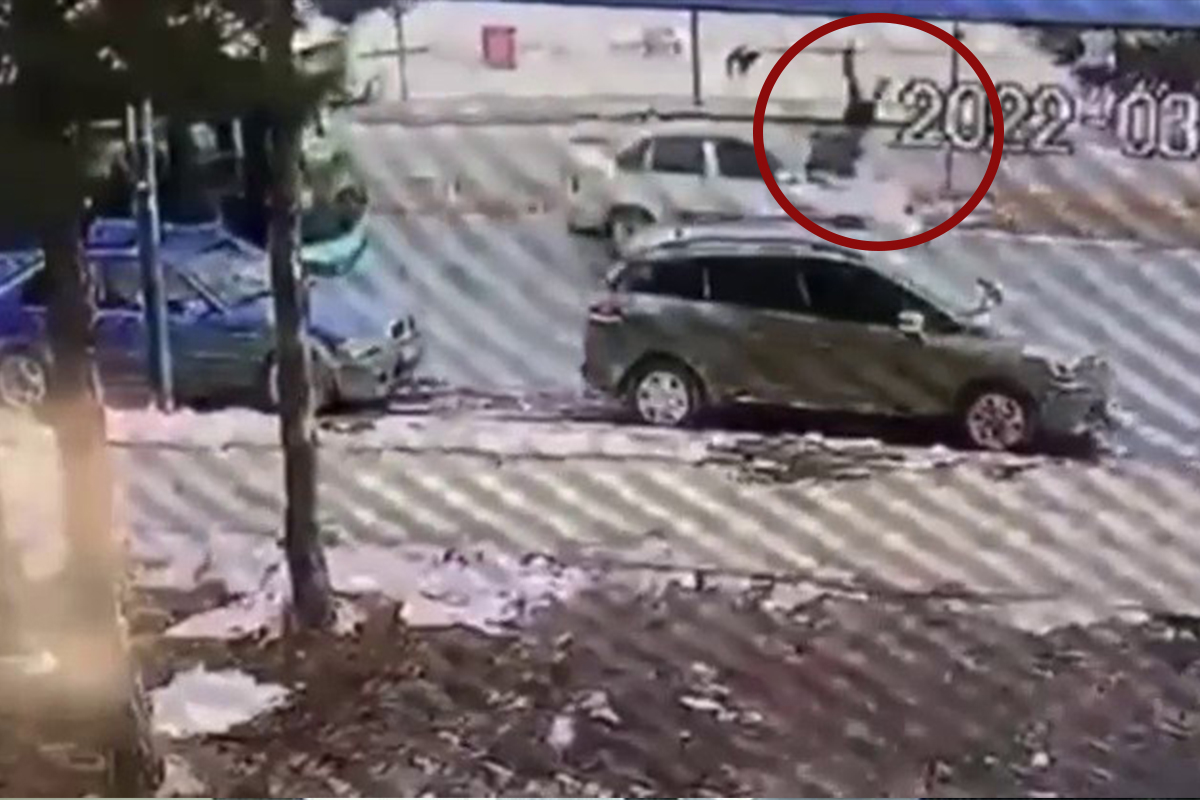 Saldırgan köpekten kaçan çocuğa otomobil çarptı