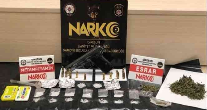 Giresun’da düzenlenen 3 ayrı uyuşturucu operasyonunda 5 kişi tutuklandı