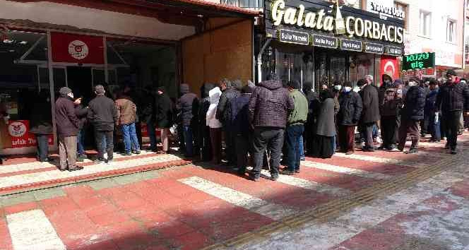 Yozgat’ta Et ve Süt Kurumu satış şubesinde Ramazan yoğunluğu yaşanıyor
