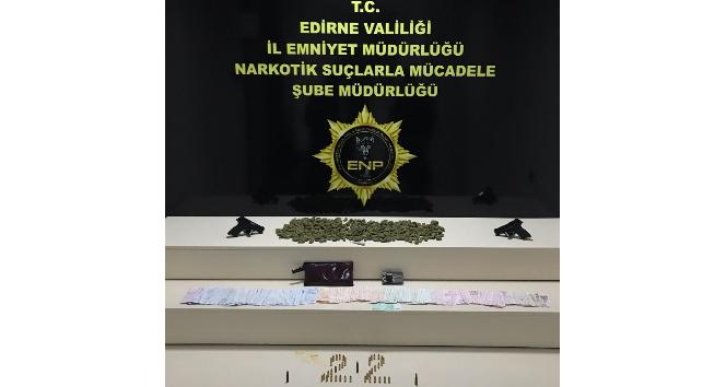 Edirne’de uyuşturucu operasyonu: 4 gözaltı